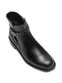 Sarah 30MM Leather Ankle Boots