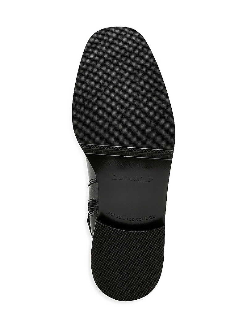 Sarah 30MM Leather Ankle Boots