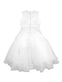 Little Girl's & Communion Tulle Beaded Dress