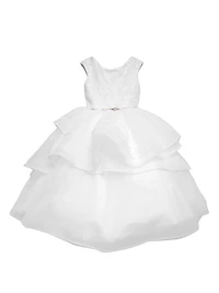 Little Girl's & Communion Sparkle Tulle Tier Dress