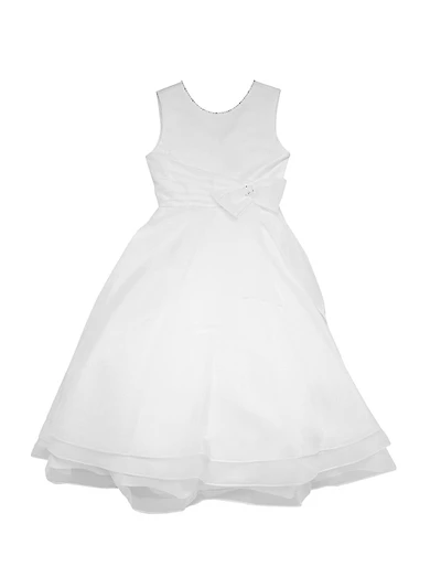 Little Girl's & Girl's Communion Organza A-Line Dress