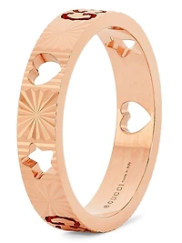 Icon 18K Rose Gold Star Ring