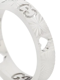 Icon 18K White Gold Star Ring