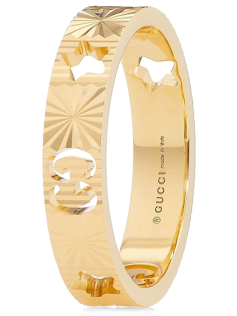 Icon 18K Yellow Gold Star Ring