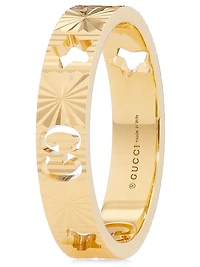 Icon 18K Yellow Gold Star Ring