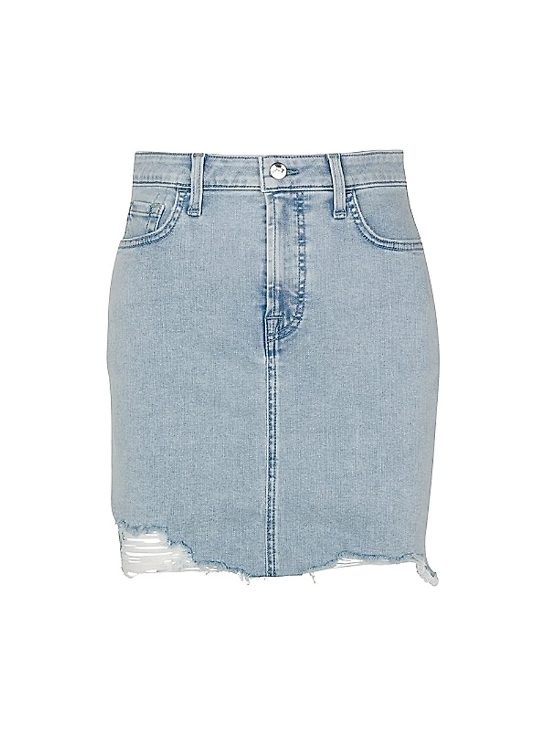 Denim Pencil Skirt
