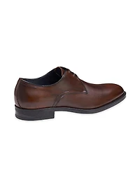 J&M Collection Flynch Leather Lace-Up Oxfords