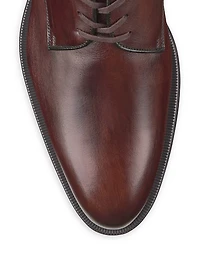 J&M Collection Flynch Leather Lace-Up Oxfords