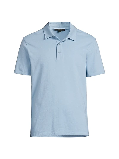 Garment-Dyed Polo Shirt