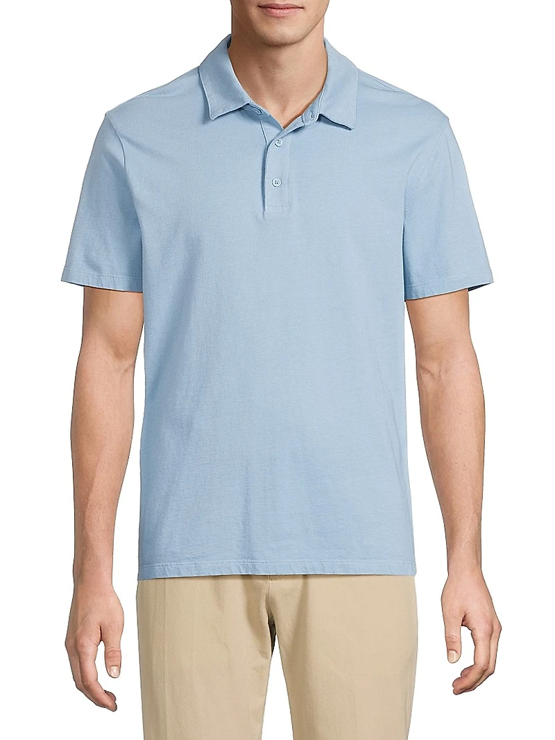 Garment-Dyed Polo Shirt