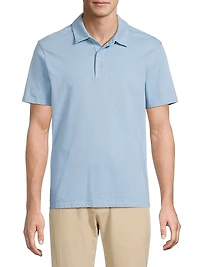 Garment-Dyed Polo Shirt