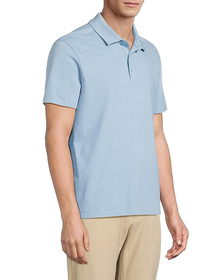 Garment-Dyed Polo Shirt
