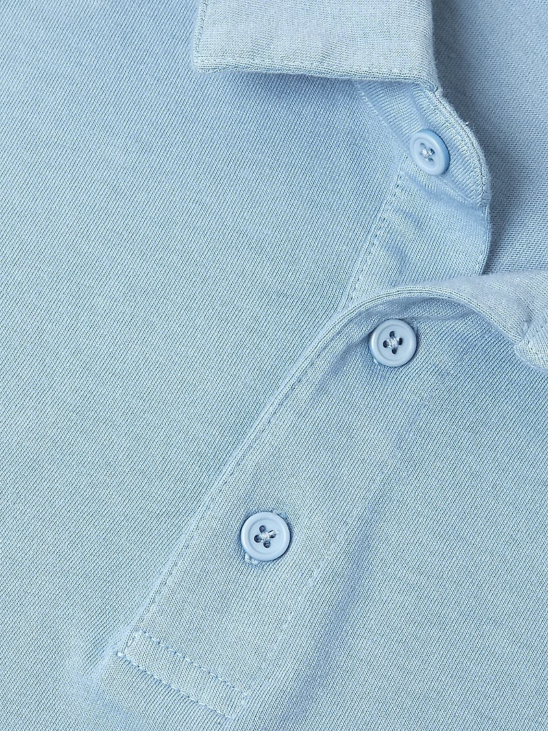 Garment-Dyed Polo Shirt