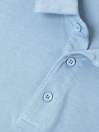 Garment-Dyed Polo Shirt