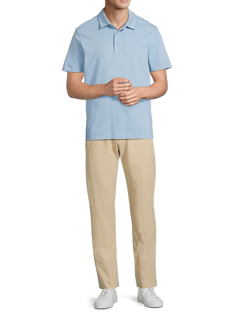 Garment-Dyed Polo Shirt