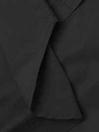 Sara B Ruffled Cotton Henley Shirt