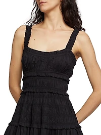 Marianne Smocked Midi-Dress