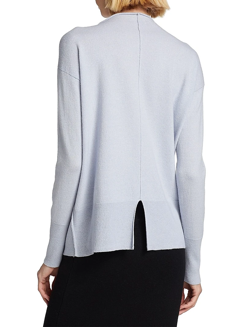COLLECTION Rolled Crewneck Sweater