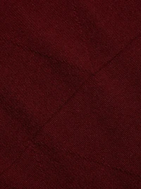 Triangle Stitch Wool-Blend Turtleneck Sweater