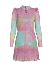 Saydee Metallic Gradient Minidress