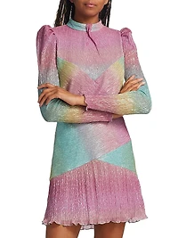 Saydee Metallic Gradient Minidress