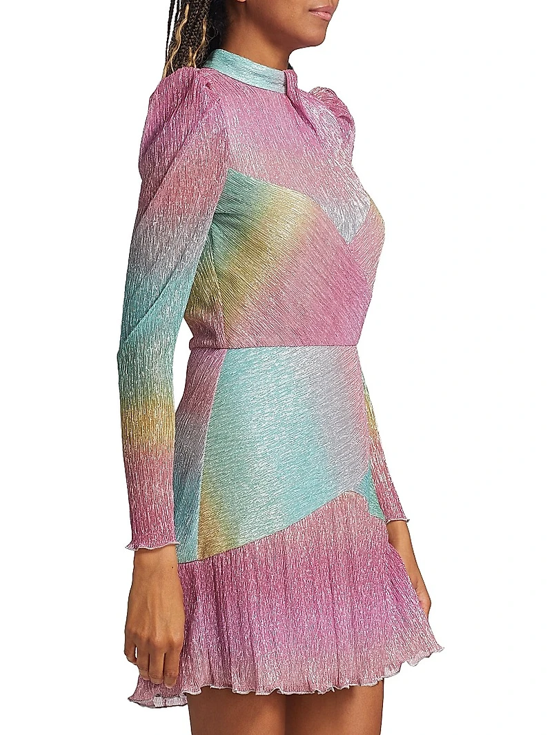 Saydee Metallic Gradient Minidress