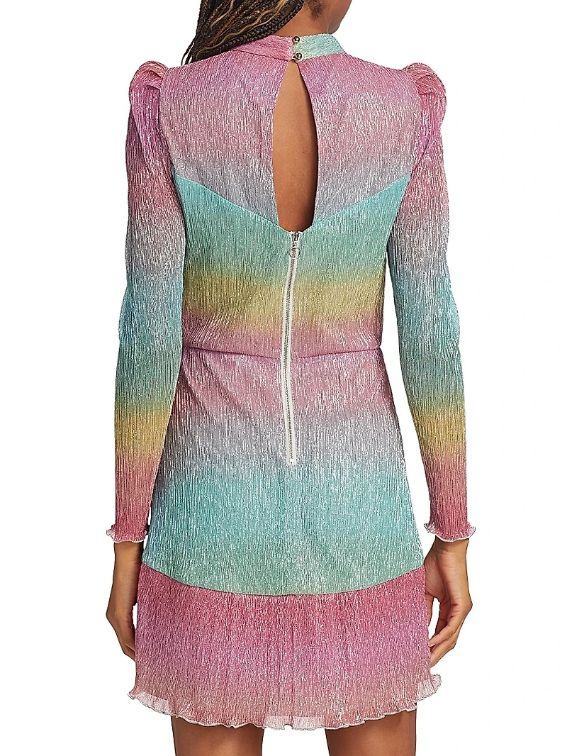 Saydee Metallic Gradient Minidress