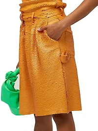 Didi Sequin-Embroidered Bermuda Shorts