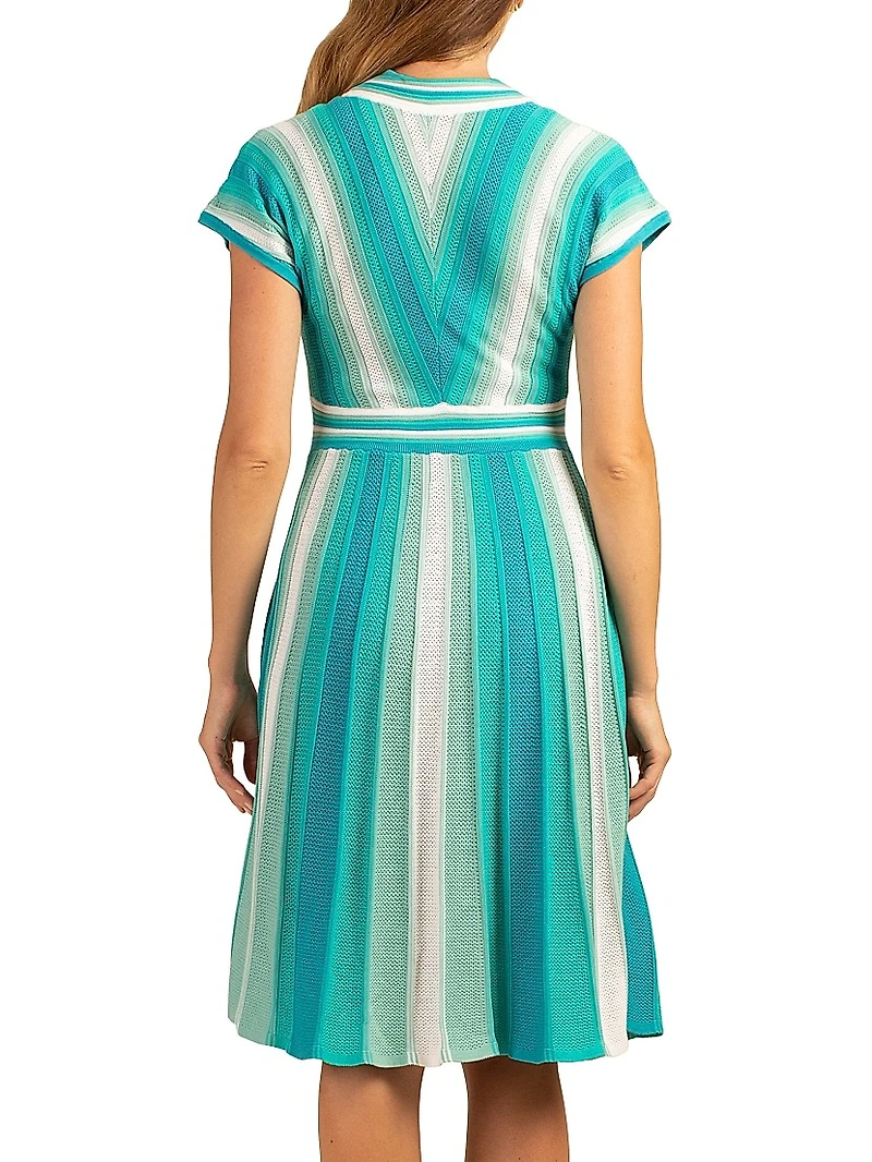 Bonet Pleated Knit Dress