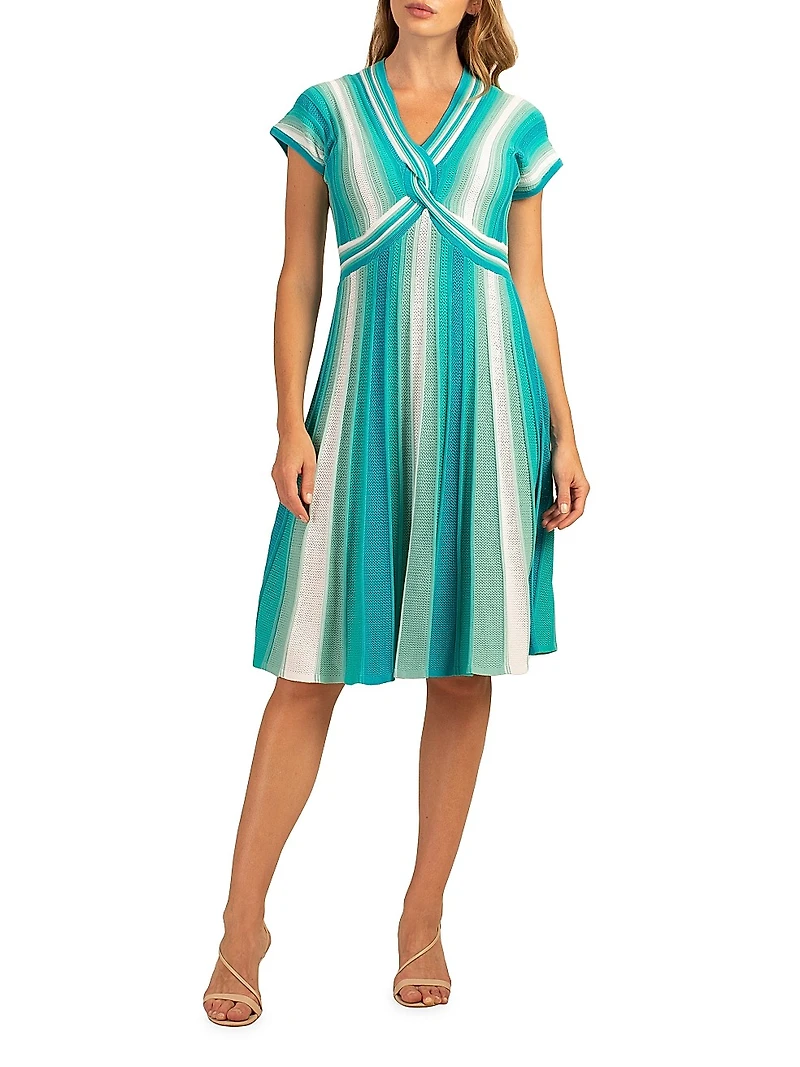 Bonet Pleated Knit Dress
