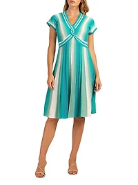 Bonet Pleated Knit Dress
