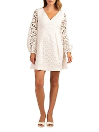 Grazia Eyelet Lace Minidress