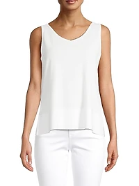 V-Neck Soft Knit Tank Top