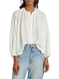 Jane Shirred Blouse