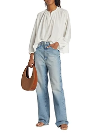 Jane Shirred Blouse
