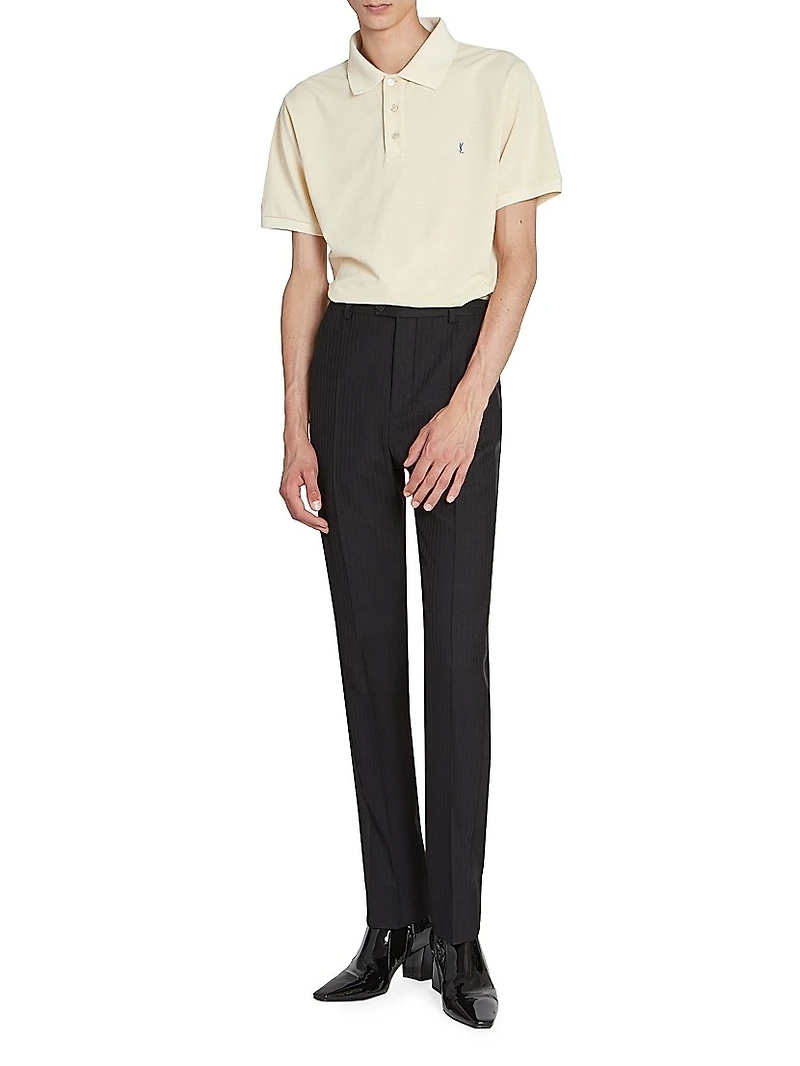 Monogram Polo Shirt Cotton Piqué