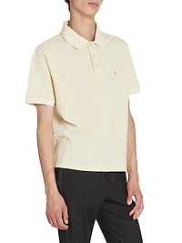 Monogram Polo Shirt Cotton Piqué