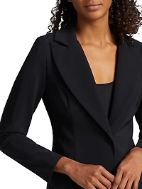 Alex Jersey Single-Button Blazer