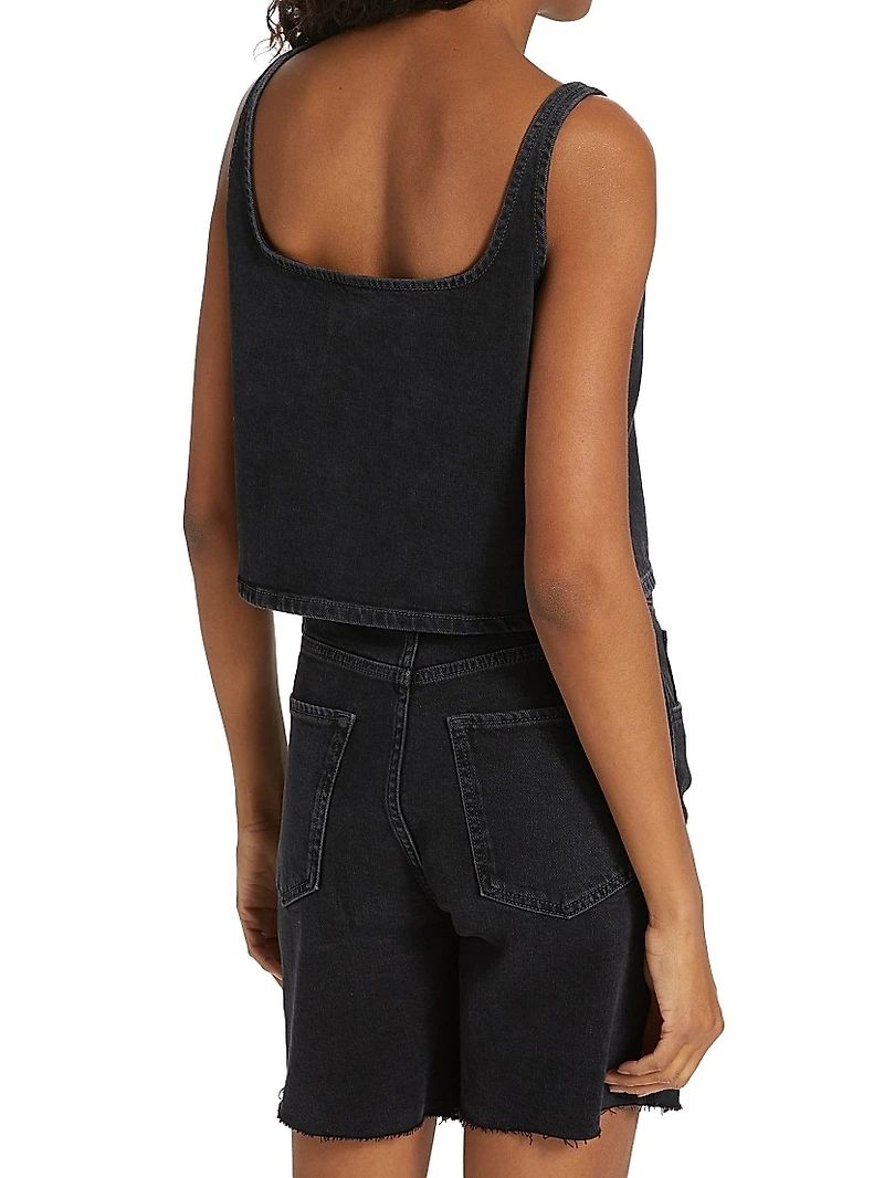 Ms. Harlow Denim Tank