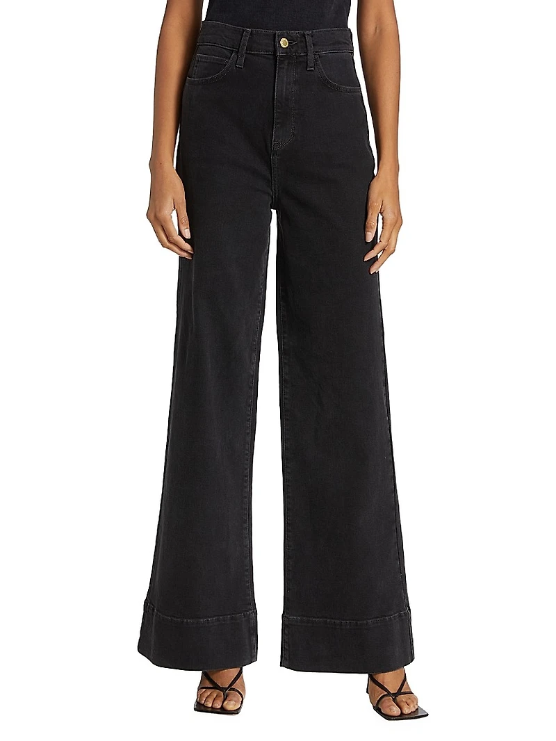 Ms. Onassis Wide-Leg Jeans