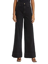 Ms. Onassis Wide-Leg Jeans