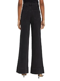 Ms. Onassis Wide-Leg Jeans