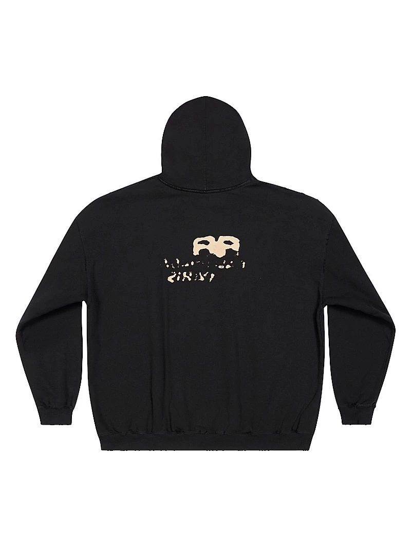 Hand Drawn BB Icon Hoodie Large Fit