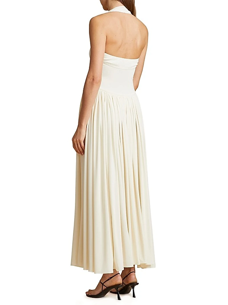 Marisol Halterneck Maxi Dress
