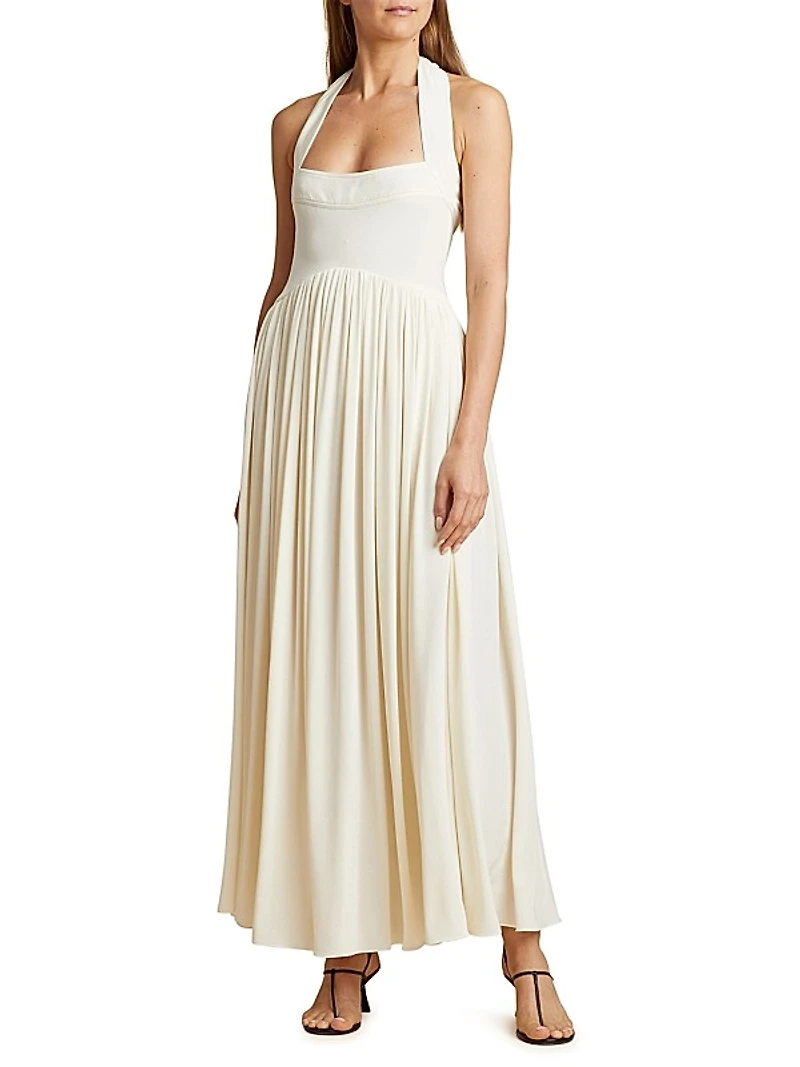 Marisol Halterneck Maxi Dress