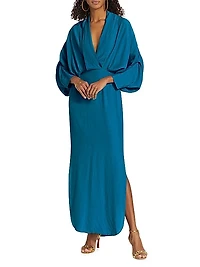 Artista Plunge Wrap Maxi Dress