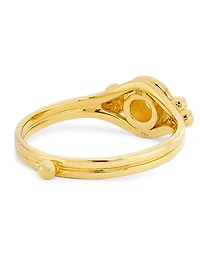 Florence86 Temple 18K Yellow Gold & 0.1 TCW Diamond Ring