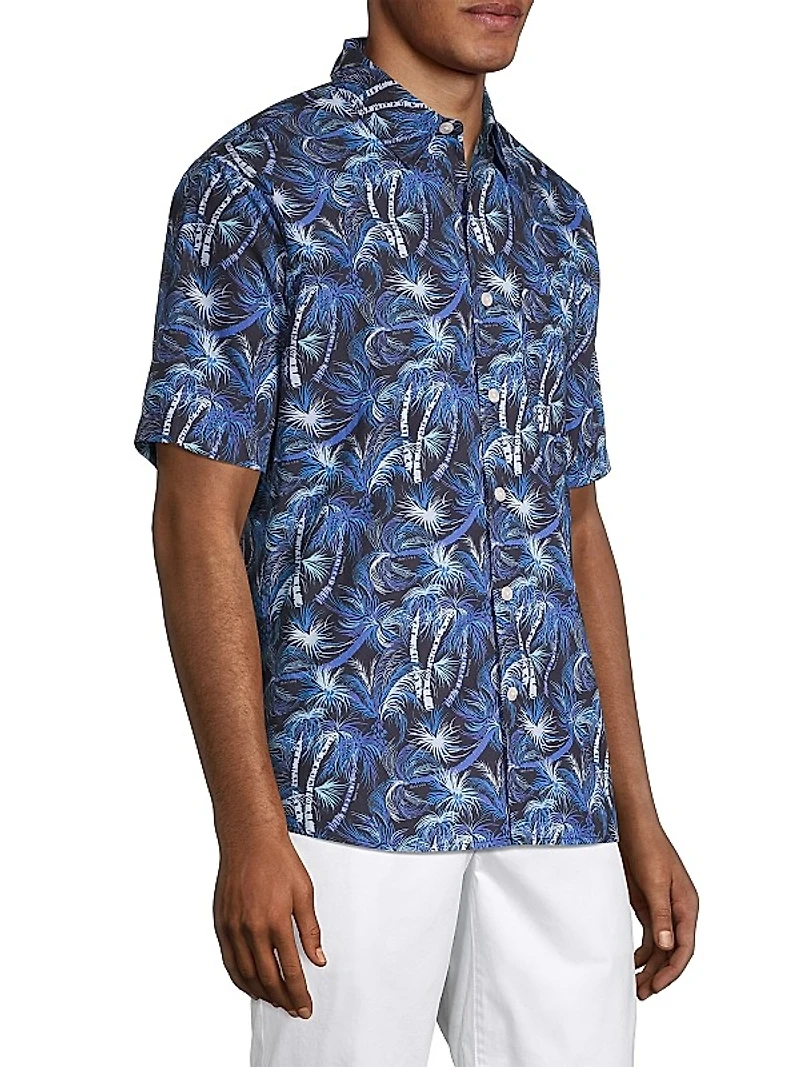 Palms Printed Cotton Shirt