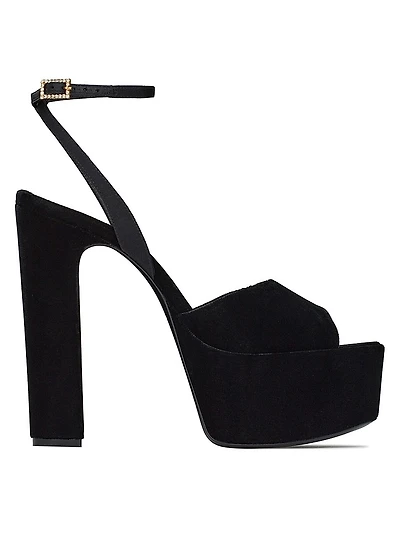 Jodie Platform Sandals Velvet