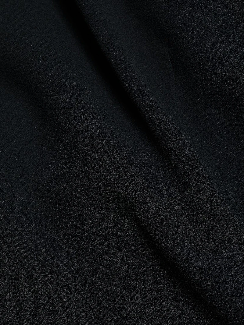 Sleeveless Crepe Midi-Dress